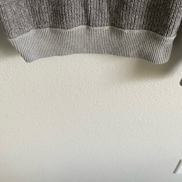 Men’s Refectory London Pull Over Gray Quarter Zip Up Sweater, Size Small - Picture 9 of 9